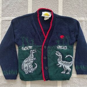 Vintage 2T Dino sweater